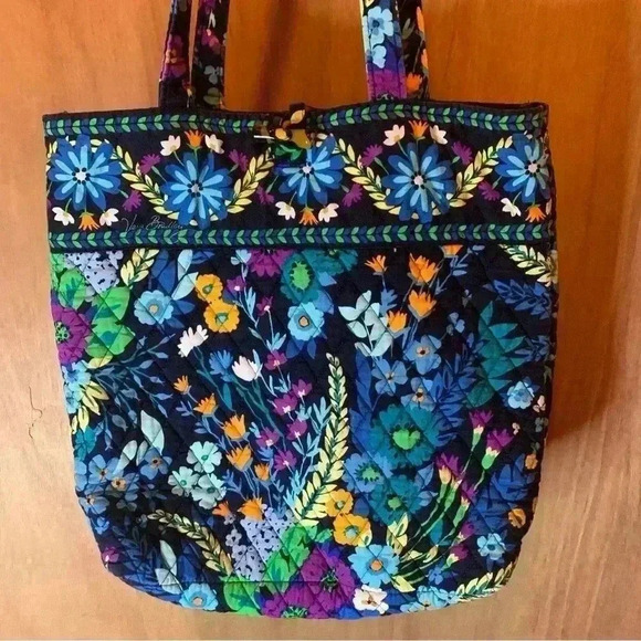 Vera Bradley Midnight Blues Tote - Picture 2 of 16